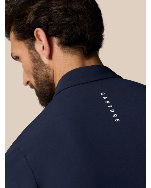 Castore Blue Club Essential Golf Polo Shirts for men