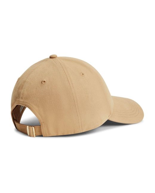 Tommy Hilfiger Natural Monogram Twill Baseball Cap