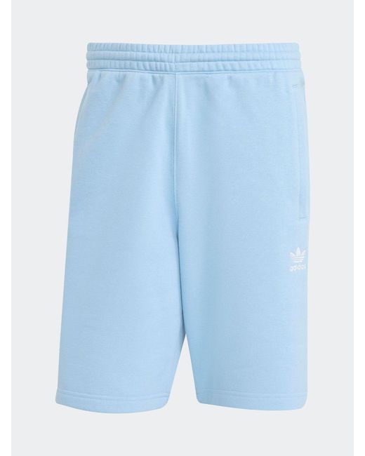 Adidas Originals Blue Trefoil Essentials Shorts for men