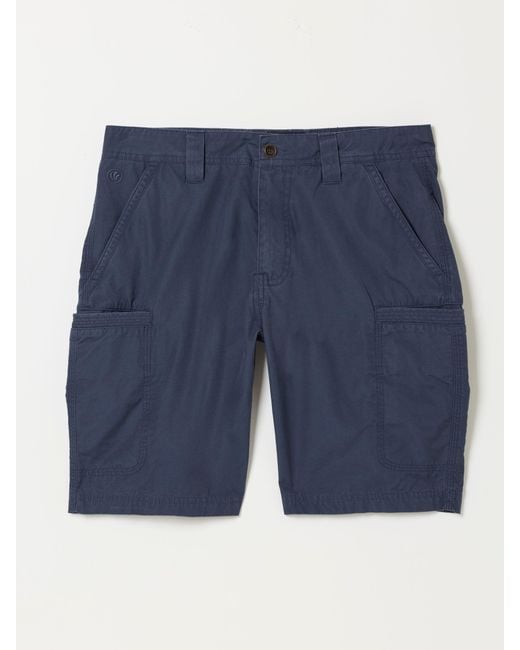 FatFace Blue Fatface Burley Lightweight Cargo Shorts for men