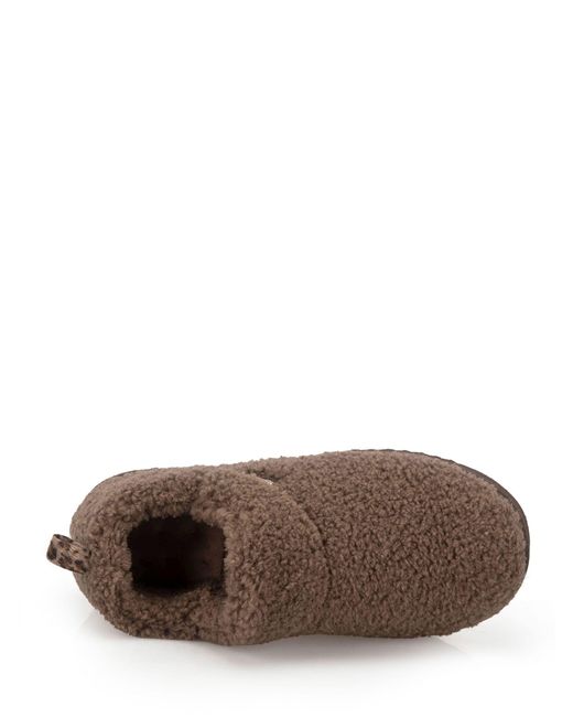 Totes Brown Borg Bootie Slippers