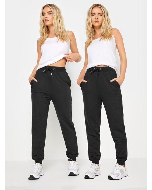 PixieGirl Petite Black Pixiegirl Petite Basic Joggers 2 Pack