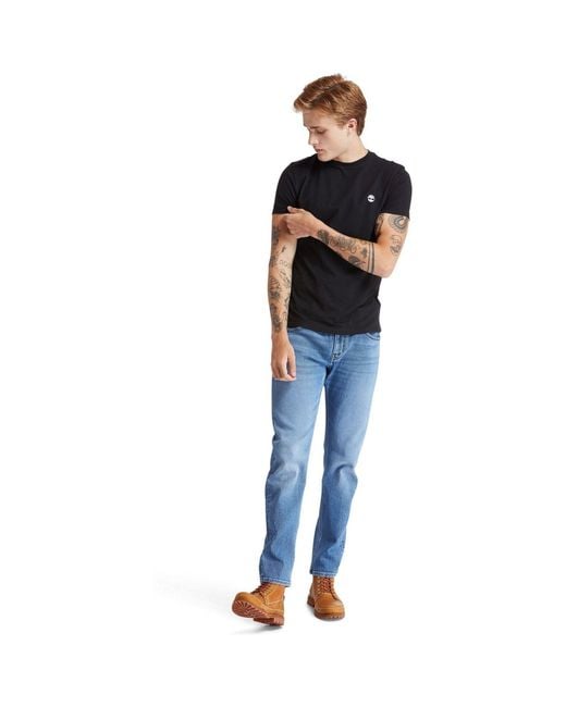 Timberland Gray Jersey Crew 100% Cotton T-Shirts 3 Pack for men