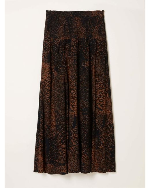 FatFace Black Fatface Harper Midi Skirt