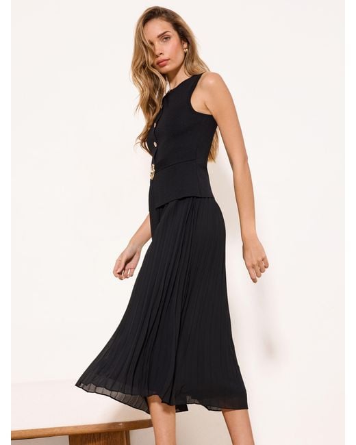 lipsy chiffon dress Buy Lipsy Black Fit And Flare Floral Short Sleeve Printed Chiffon Midi Dress from Next USA