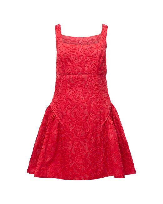 French Connection Women's Crea Jacquard Flared Dress French Connection Women's Crea Jacquard Flared Dress