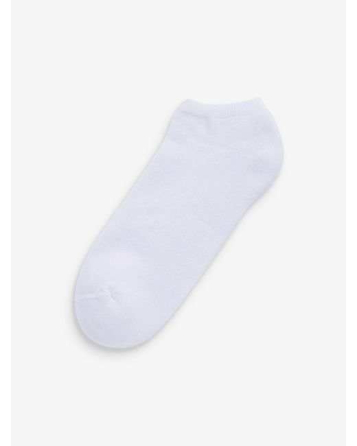 Next White Cushioned Trainers Socks 10 Pack for men
