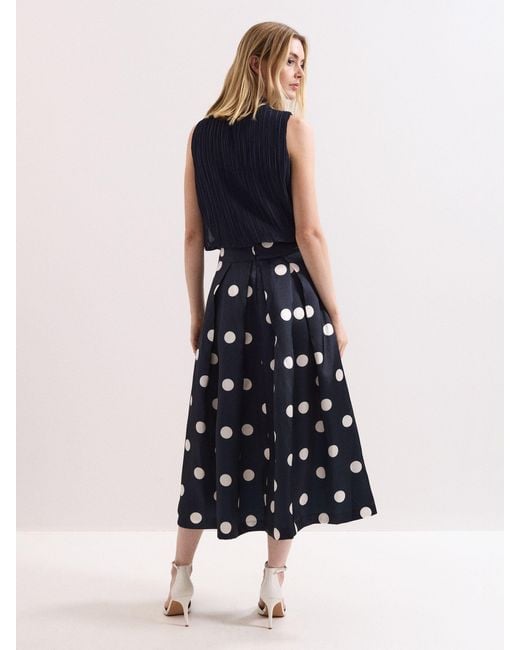 Phase Eight Blue Celeste Skirt