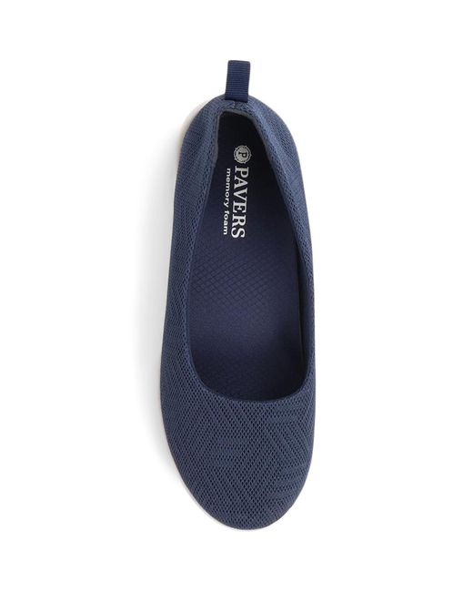 Pavers Blue Memory Foam Pumps