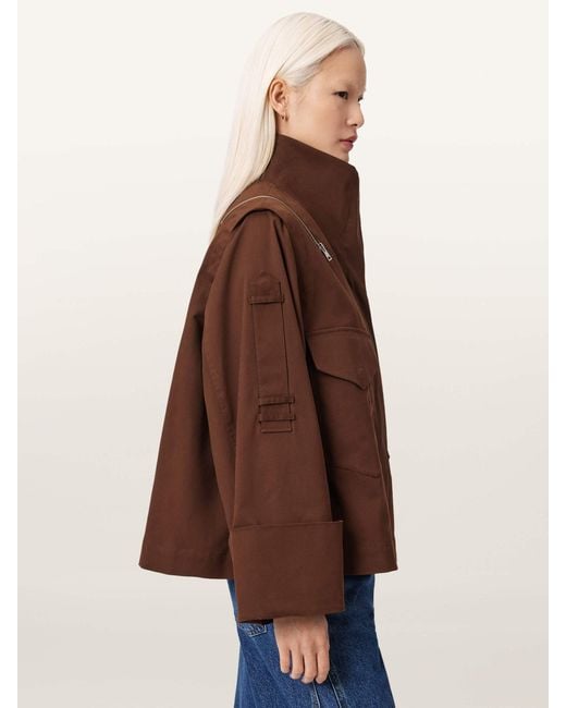 AllSaints Brown Allsaints Leighton Jacket
