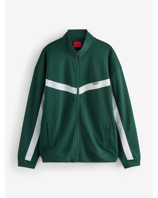 HUGO Green Retro Track Top for men