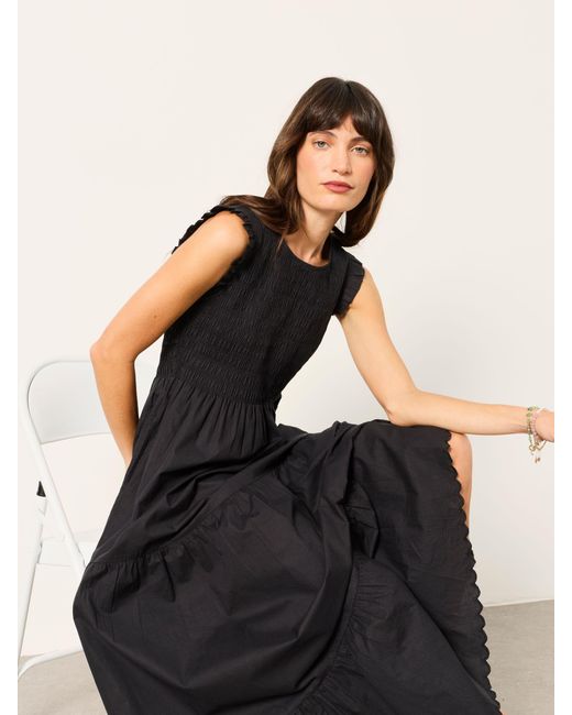 FatFace Black Fatface Anais Regular Maxi Dress