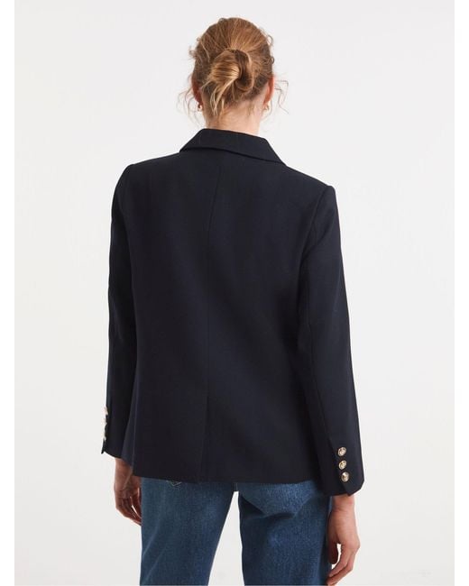 JD Williams Blue Double Breasted Blazer