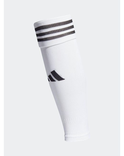 Adidas White Performance Team Sleeves Socks for men