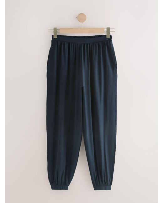 Next Blue Jersey Harem Joggers