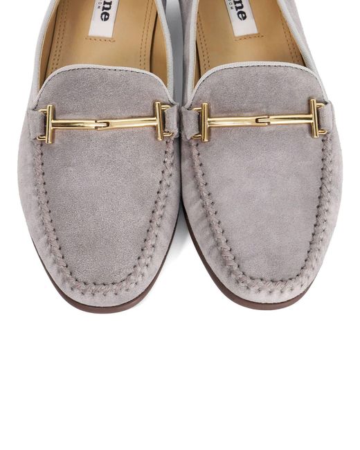 Dune Gray Gilli T Loafers