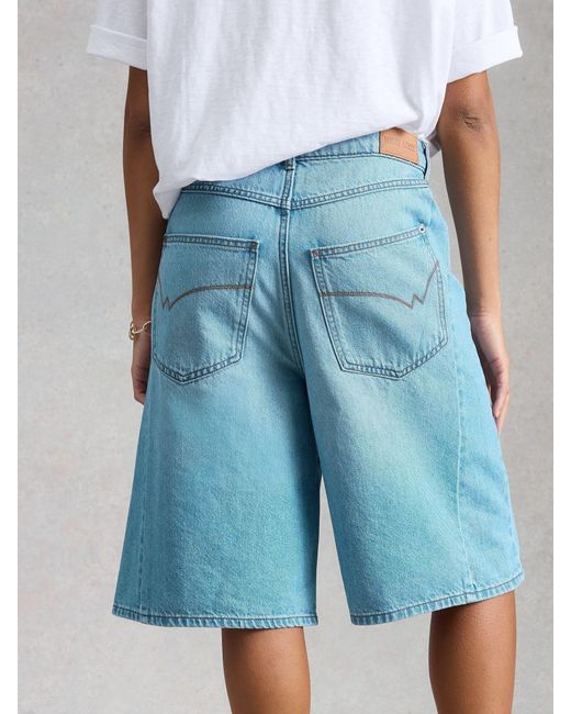 White Stuff Blue Jodi Shorts