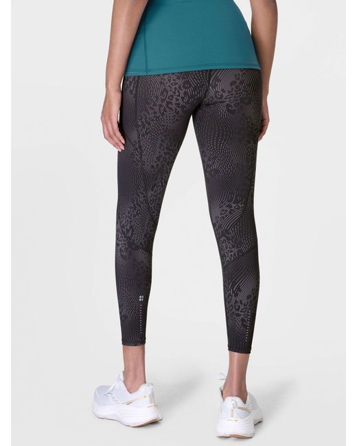 Sweaty Betty Blue 7/8 Length Power Pro Workout Leggings