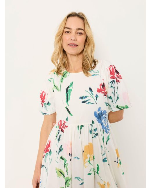FatFace Brown Fatface Bria Regular Midi Dress