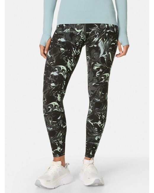 Sweaty Betty Green 7/8 Length Power Workout Leggings