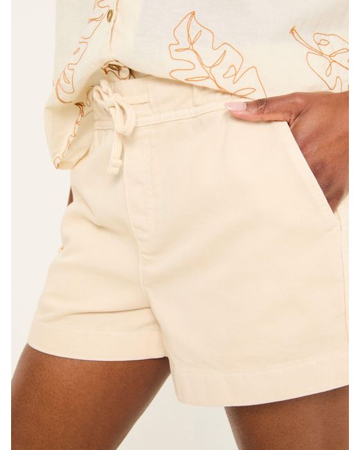 FatFace Natural Fatface Ashby Drawstring Shorts