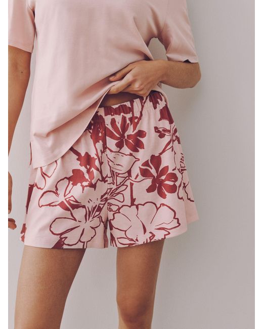 Next Pink Floral Short Pyjamas Set