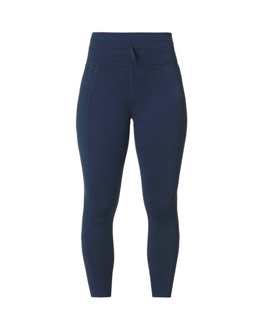 Sweaty Betty Blue Therma Boost Heat Tech 7/8 Walking Leggings