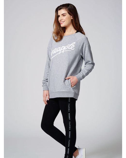Pineapple Gray Light Oversized Monster Sweatshirt