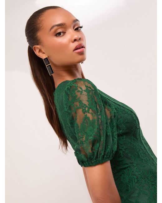 Casual Green Lace Dress Next A-line Mini Lace Dress Emerald Green Women Morgan Casual Green Lace Dress Next A-line Mini Lace Dress Emerald Green Women Morgan