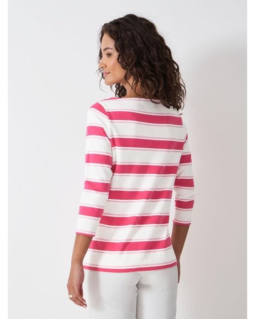 Crew Pink Ultimate Breton Top