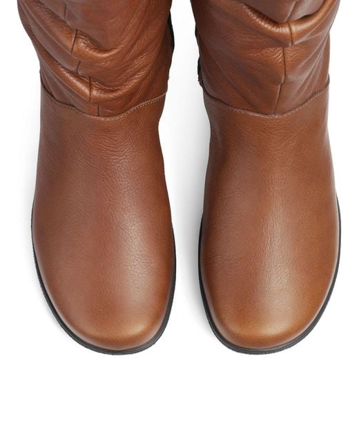 Hotter Brown Derrymore Ii Stiefel Mit Reißverschluss