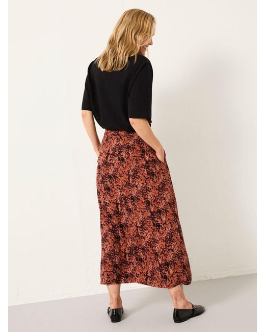 FatFace Brown Fatface Skye Midi Skirt