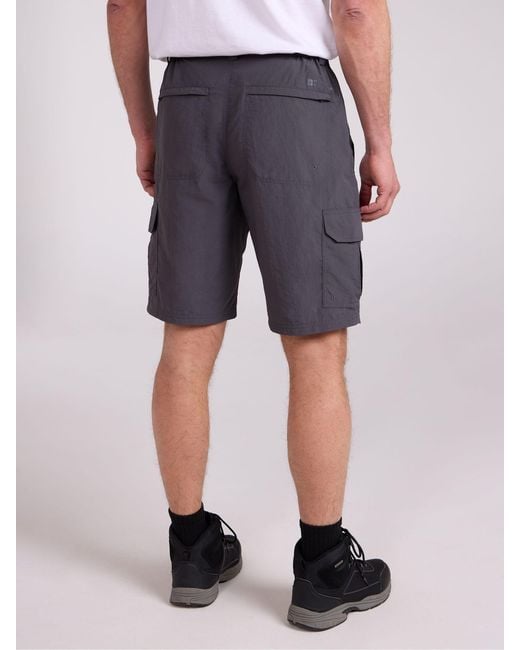 Mountain Warehouse Gray Explore Quick Drying Shorts for men