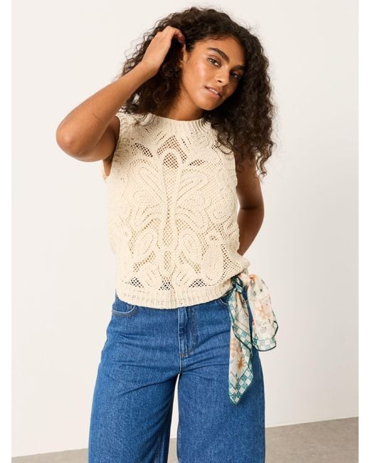 FatFace Natural Palm Pattern 2-In-1 Tank