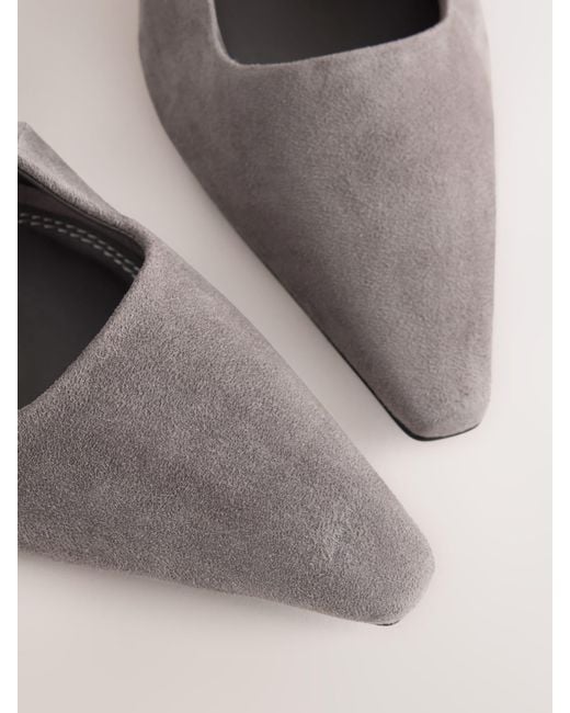 Next Natural Forever Comfort Chisel Toe Slingback Heels