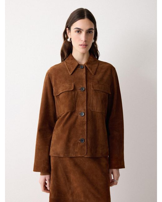 Jigsaw Brown Patch Pocket Jacket