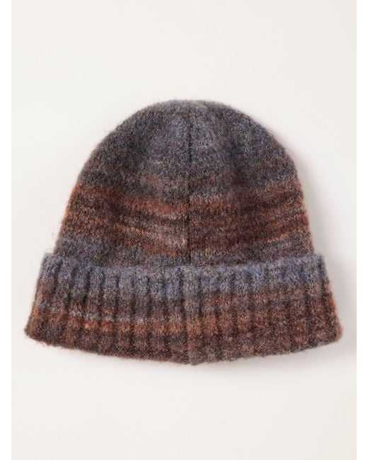 FatFace Brown Fatface Ombre Beanie for men
