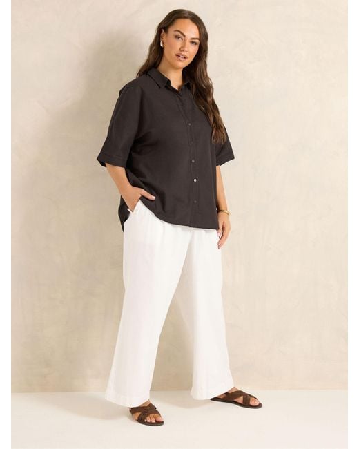 Evans Black Boxy Shirt