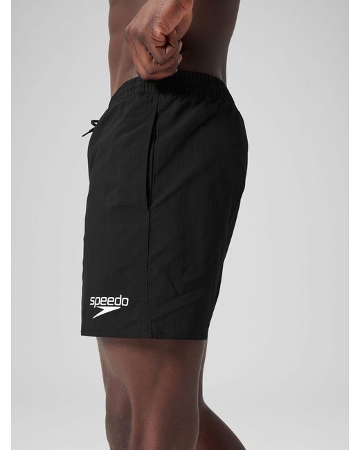 Speedo Black Essential Swim Shorts for men