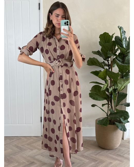 Style Cheat Green Daphne Belted Shirt Dress