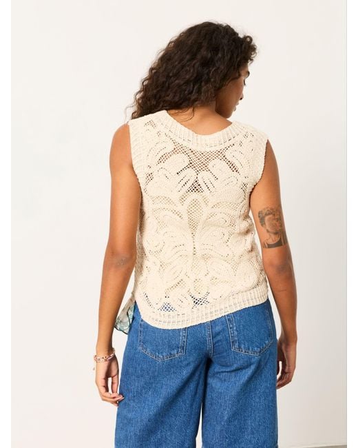 FatFace Natural Palm Pattern 2-In-1 Tank