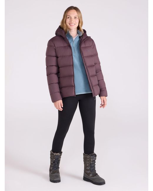 Mountain Warehouse Purple Stratus Extreme Packable Down Jacket