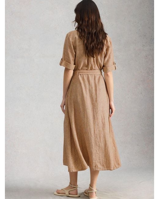 linen dress white stuff White Stuff Val Linen Blend Dress