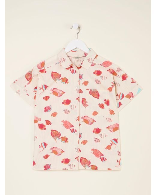 FatFace Pink Fatface Sanchez Shirt
