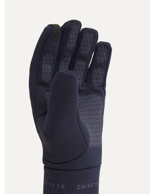 SealSkinz Blue Acle Waterproof Soft Shell Gloves for men
