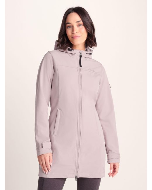 TOG24 Pink Tog 24 Long Keld Shower Resistant Hooded Softshell Jacket