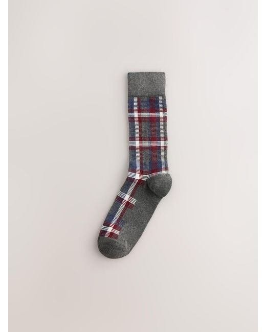 Next Blue Mixed Animals Pattern Socks 5 Pack for men