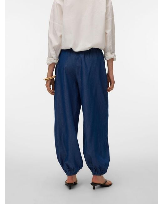 Vero Moda Blue Chambray Balloon Jogger
