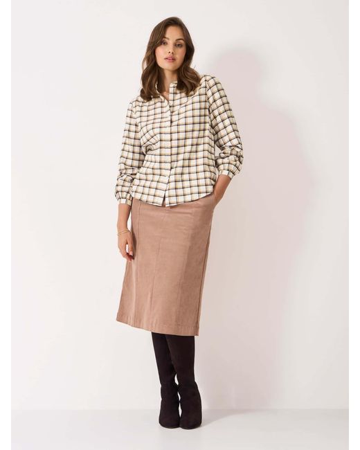 Crew Natural Tabitha Flannel Blouse