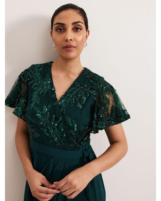 Phase Eight Petite Minty Wrap Dress in Green | Lyst